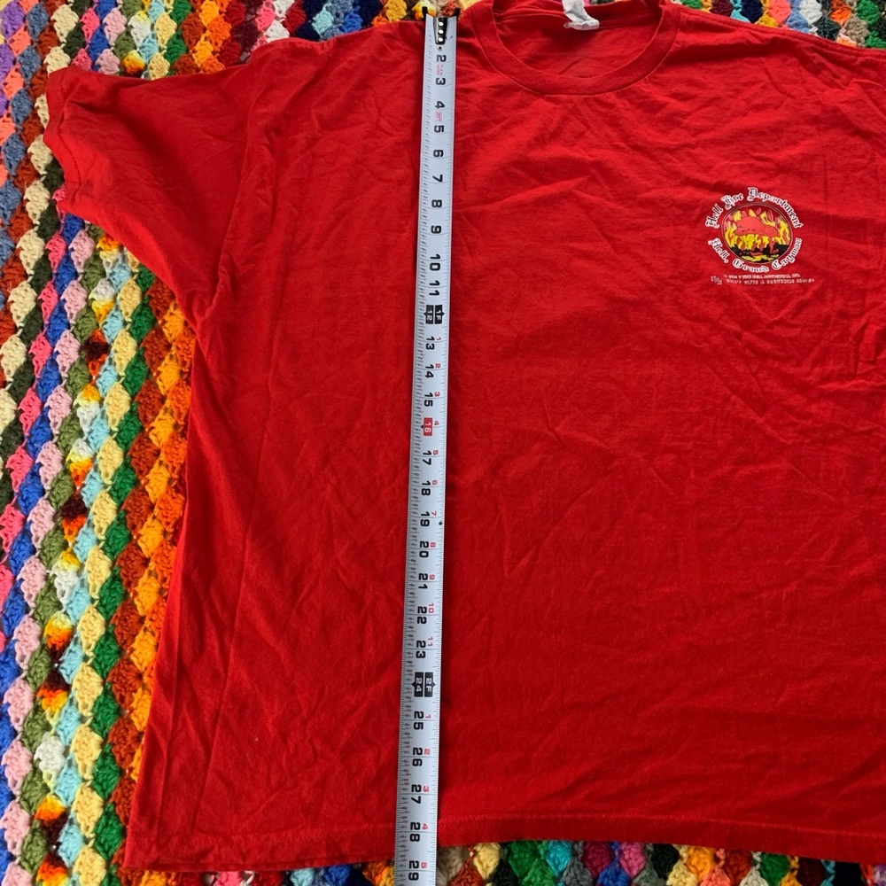 Vintage 1995 Hell Fire Department Grand Cayman Funny Oversized Unisex Tr… - Picture 14 of 16